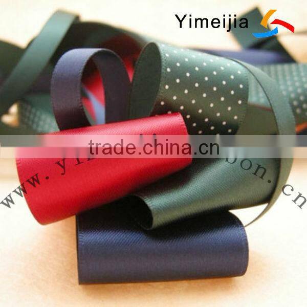 printed dot satin ribbon