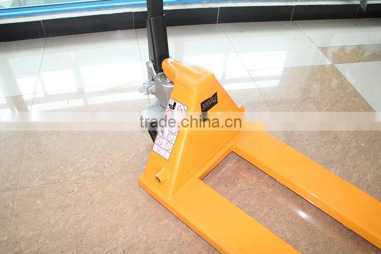 3ton Hydraulic Pallet Truck Trolley with big pump