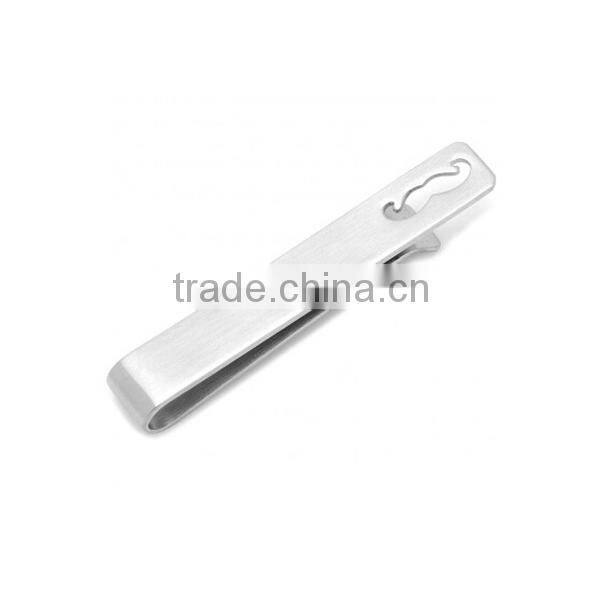 Thin Tie Bar Tie Clip with Custom Logo