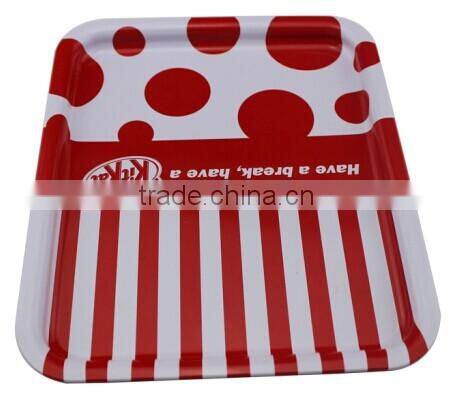CCBT-151 2014 popular design Barware Rectangle Tin serving tray