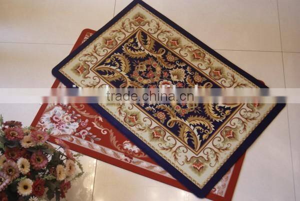 Natural rubber custom digital printed antique cast iron door mat for indoor