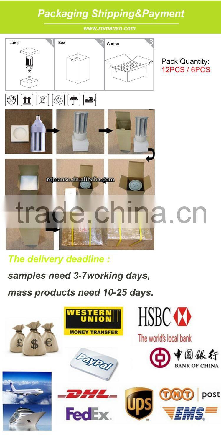 75W corn led light led street fixture replacement for canopy led lighting