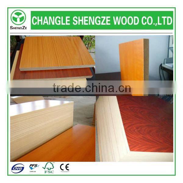 1220*2440 high quality colorful melamine faced MDF board