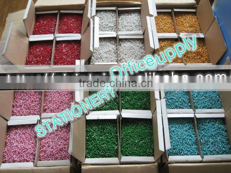 Wholesale 20mm stationery ball head push pins for office use with high quality