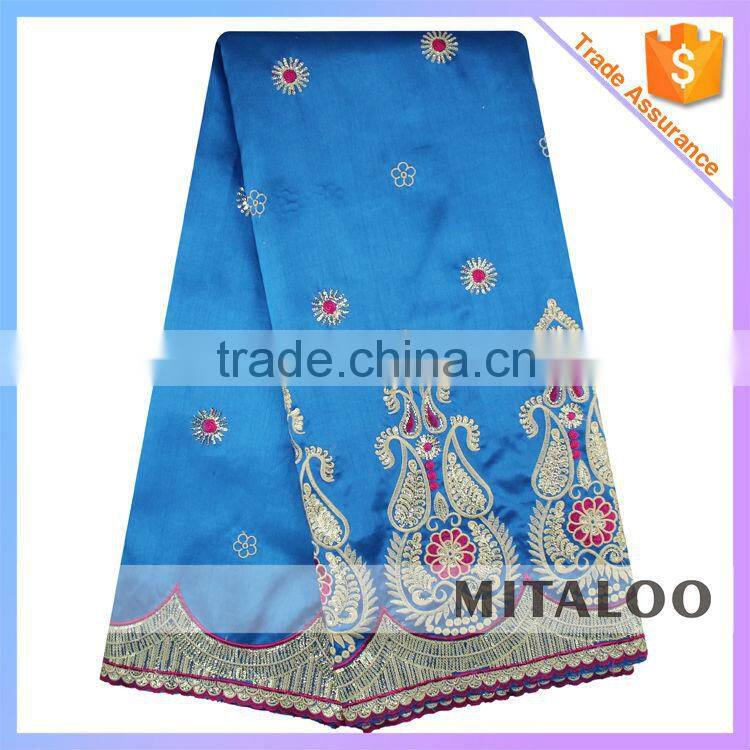 Mitaloo Soft Materia Nigerian Bride Geirge Aso Ebi George Fabric For Nigerian MGP1009