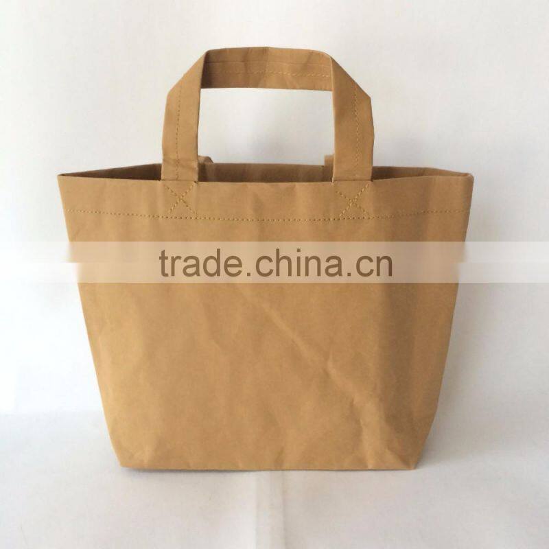 2016 shopping bag strong material kraft paper hand bag
