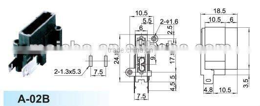 Universal balde din fuse holder