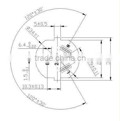 3 Pins Chna ac power cord with plug