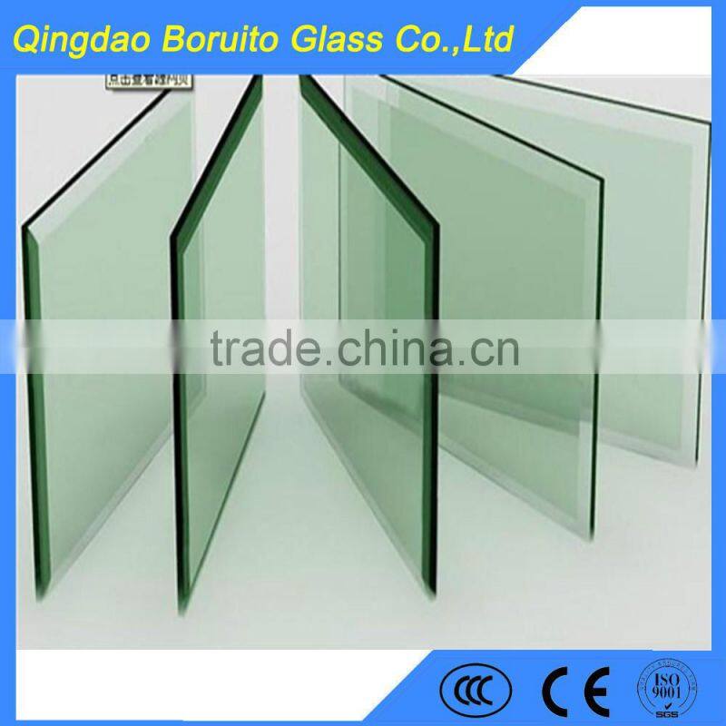 19mm clear float glass with polished edge price