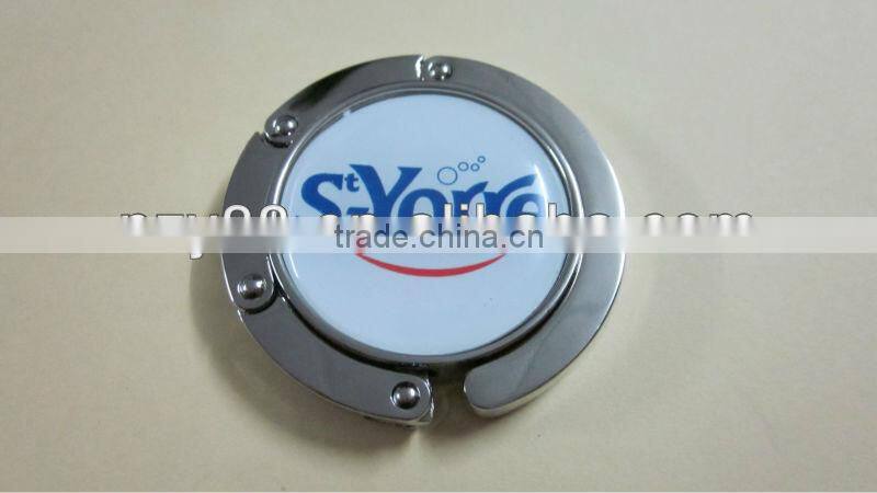 hot sell metal fashion bag hanger foldable bag hanger