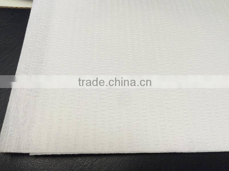 creped nonwoven woodpulp polyester nonwoven cleaning cloth