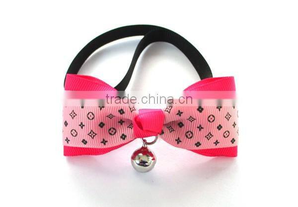Adjustable Fashion Dog Cat Bow Tie Pet Collar Perfect for Party Accessories