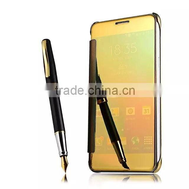 Mirror Clear View Slim Flip Leather Case Cover for huawei mate8