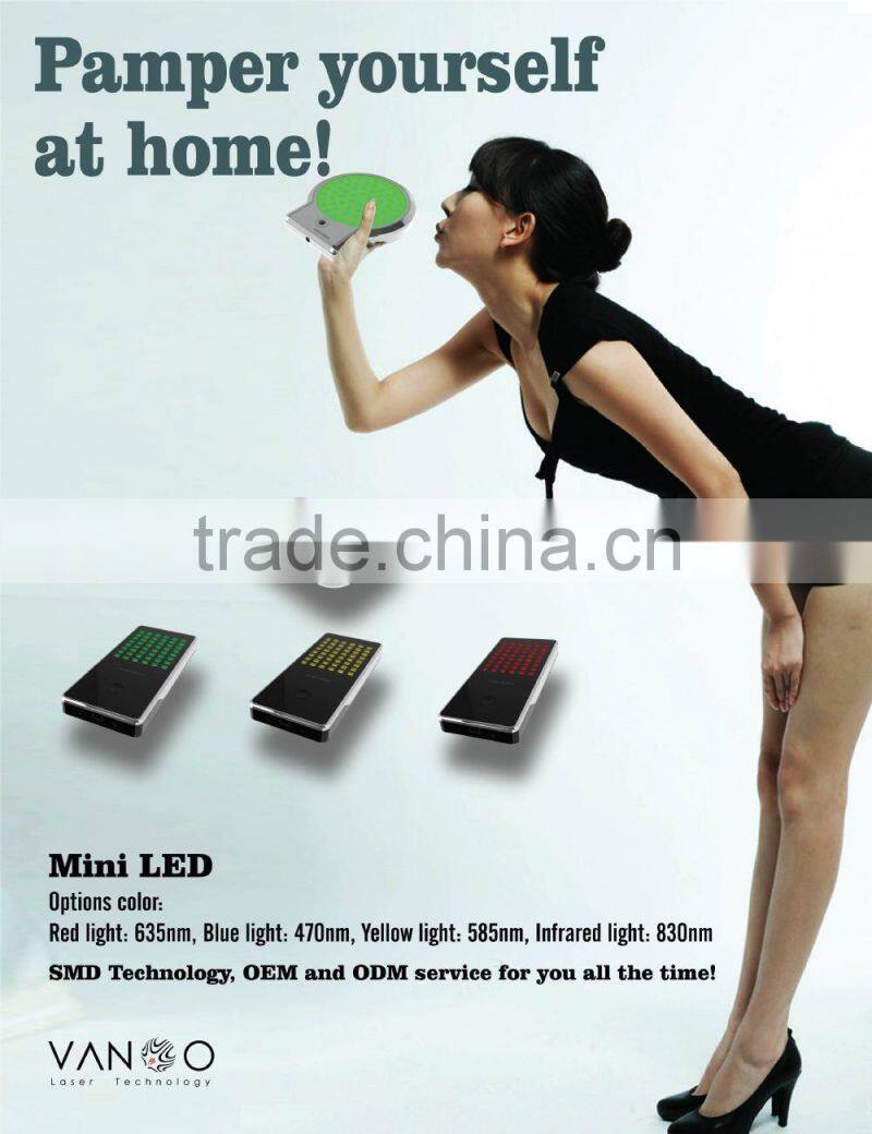 home use led light wrinkle removal 2 color photon led skin rejuvenation