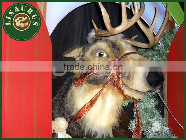 Lisaurus-G life size hot sell santa reindeer decorations
