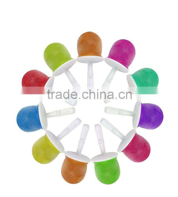 Hot selling BPA FREE Silicone Mini DIY Ice Pop Maker with low price