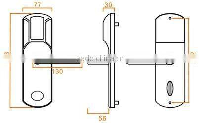 New Networked RF Hotel Door Lock