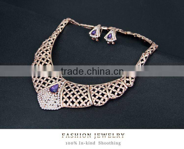 2016 New Exaggerate Vintage Geometric Suit Necklace Set Jewelry Set Whloesale