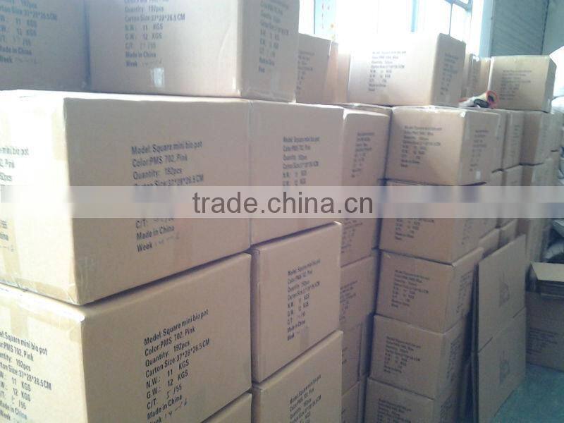 2016 new design bamboo fibre food storage boxes for berry/candy/dry food