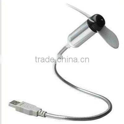 Flexible Mini usb fan with light