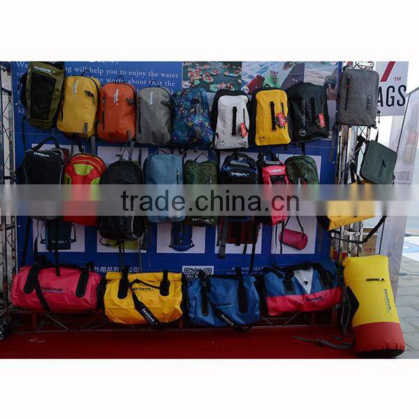 waterproof tarpaulin dry duffel bag with waterproof zipper