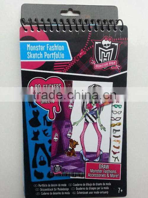 Hot-selling Girl Style High quality Child Drawing book