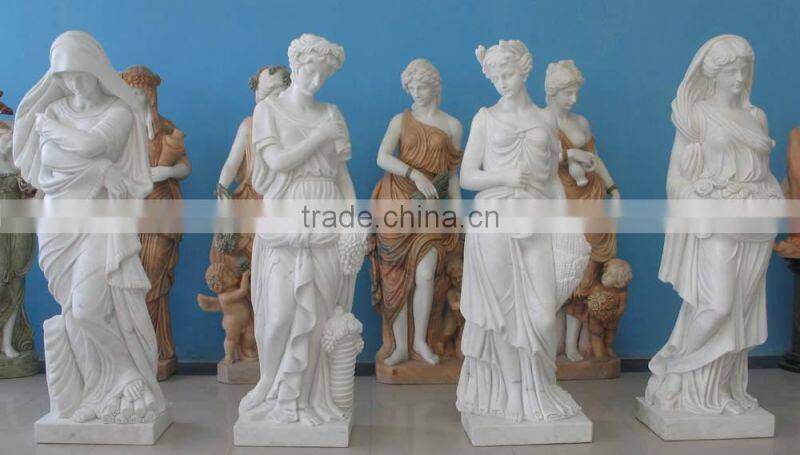white marble angel statues