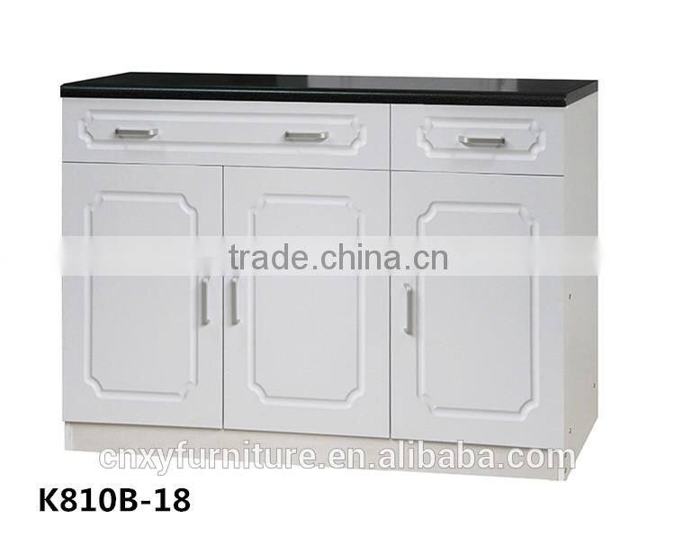 Chinese simple custom short kitchen cabinet mdf wooden kitchen cupboard on sale