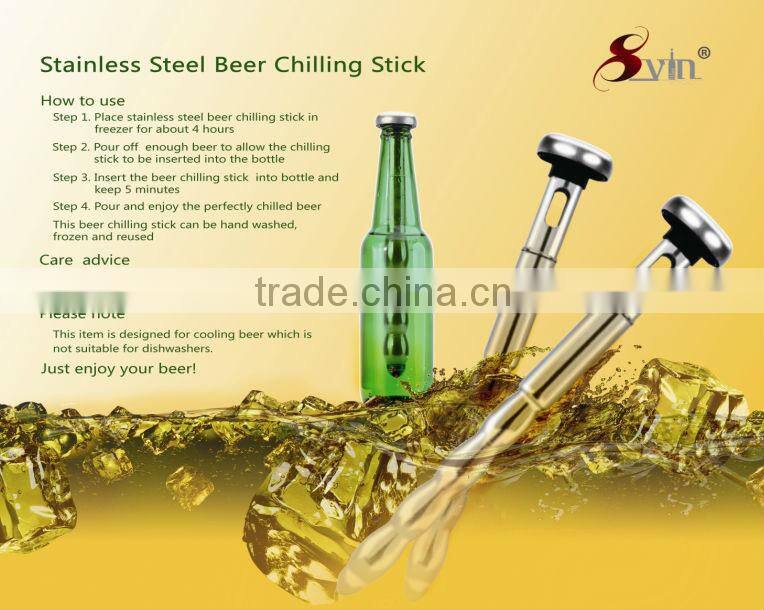NT-PC16 China wholesale suppliers magnetic beer metal beer chiller stick for sale