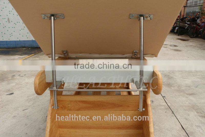 wood spa bed folding massage bed