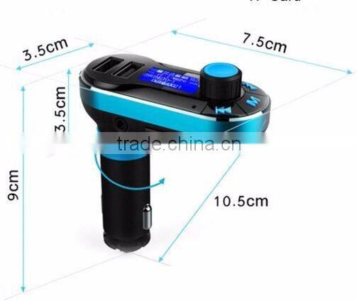 Good Quality Wireless Bluetooth FM Transmitter MP3 Player Car Kit Charger for Samsung