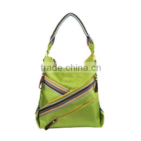 G1-2013 latest fashion nylon hobo bag for ladies handbags colourful
