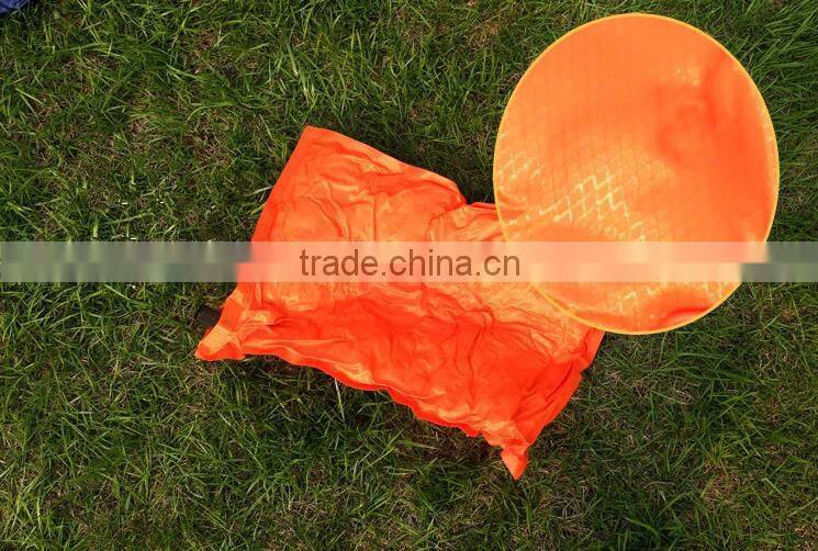 Outdoor camping travel self inflatable pillow