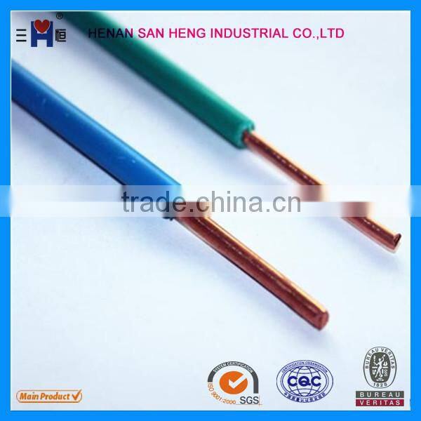 All types of good quality copper BV wires and cables