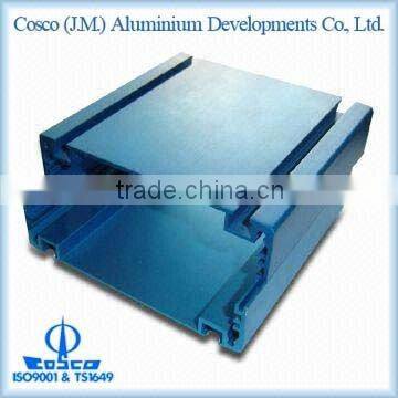 Aluminium profile for car amplifier