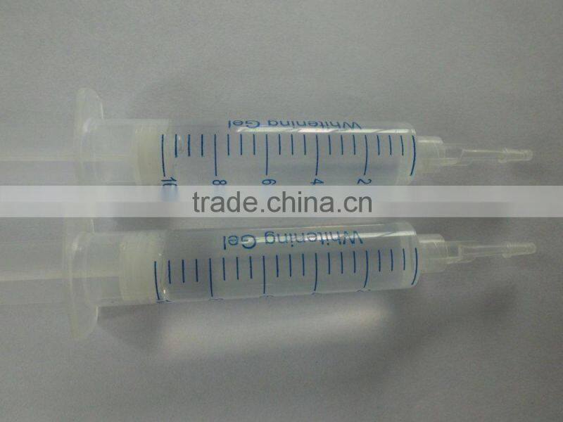 10ml CE approved detal teeth whitening , teeth whitening gel syringes