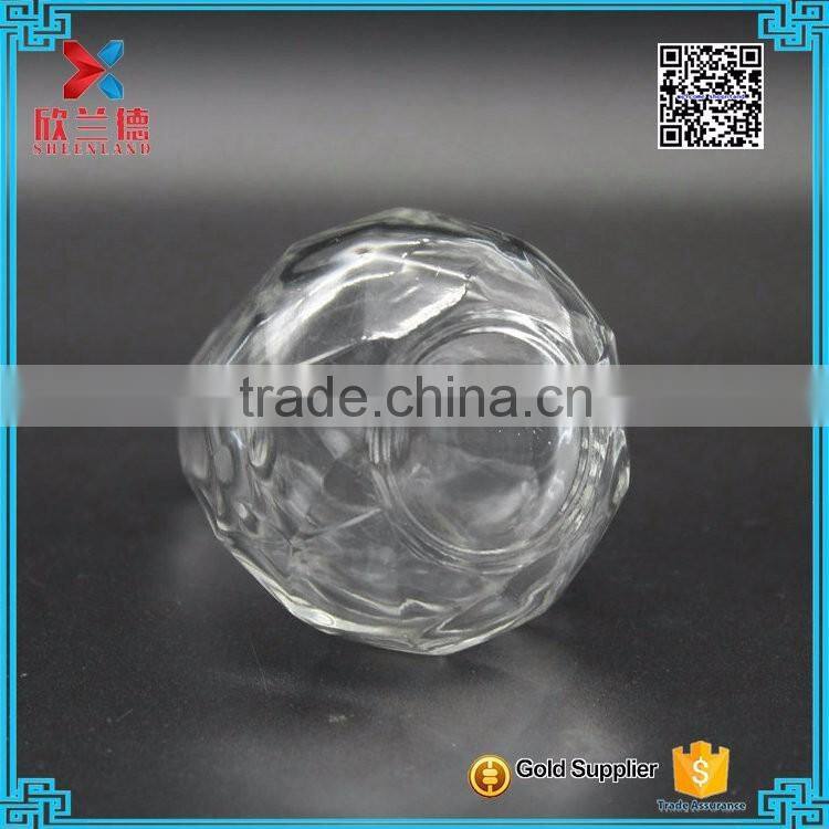 60ml Factory supply fashion glass perfume bottle with metal sprayer wholesale
