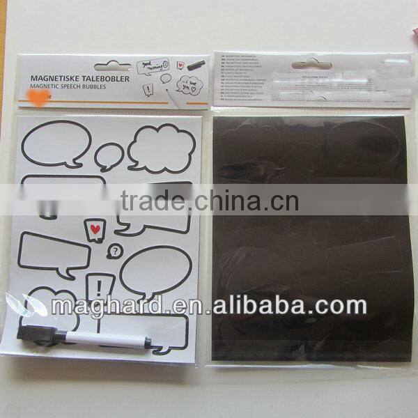 Magnetic Erasable Speech Balloon