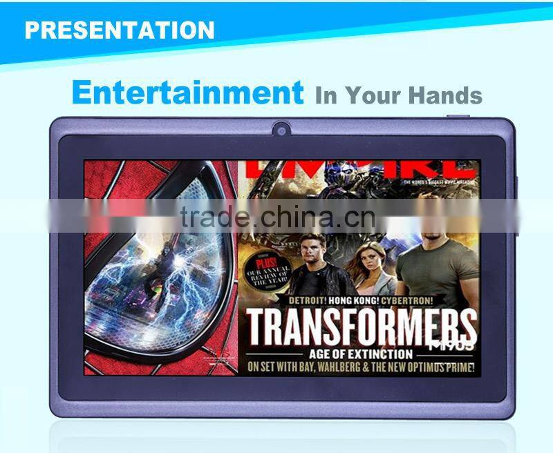 Android 4.4.2 A33 512MB/3G 7 inch tablet pc case android mid