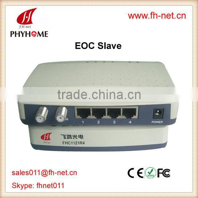 700Mbps Intellon INT7410 Chipset 4 Ethernet port EOC Slave