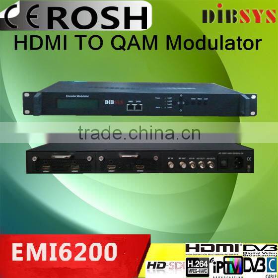 Digital Catv H.264 HD QAM dvb-c modulator and encoder
