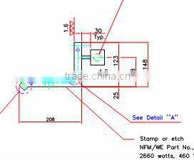 2 years warranty copper heating element
