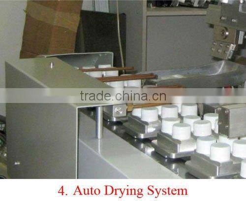 Model JN-AP4-16C - Fully Automatic 4-Colour Bottle Caps Pad Printer