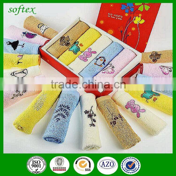 embroiery set in gift packing towel