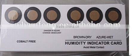 Eco-friendly high quality humidity indicating Cards Moisture Drying