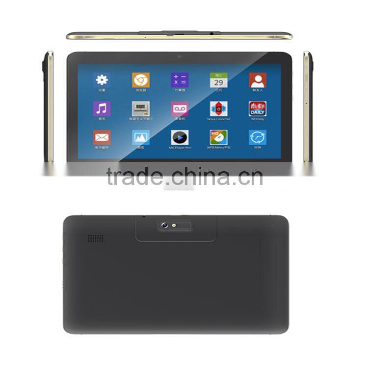 10.1 Inch Quad Core 3G Calling Dual SIM Tablet PC Android 4.4 with bluetooth and wifi GPS