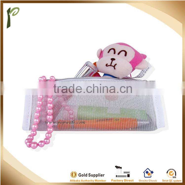 Popwide 2016 Wholesales Triangle Mesh Dirt-resistant Kid Pencil bag, Kid bag