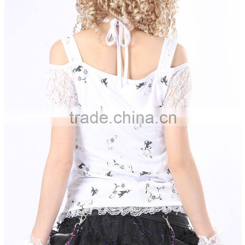 GOTHIC PUNK Lolita LACE QUEEN SHIRT 61194