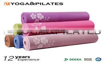 PVC yoga mat with printing surface