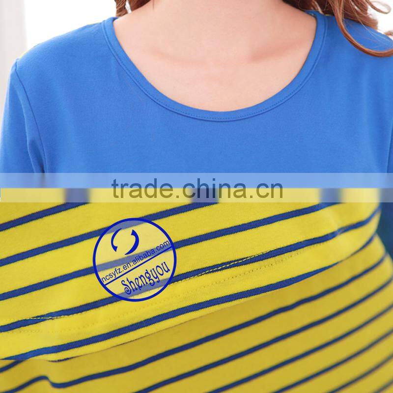 100 cotton custom breastfeeding clothing, adult breastfeeding, breastfeeding top wear